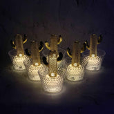LED Flameless Decorative Candles – Cactus Design, Warm White Glow