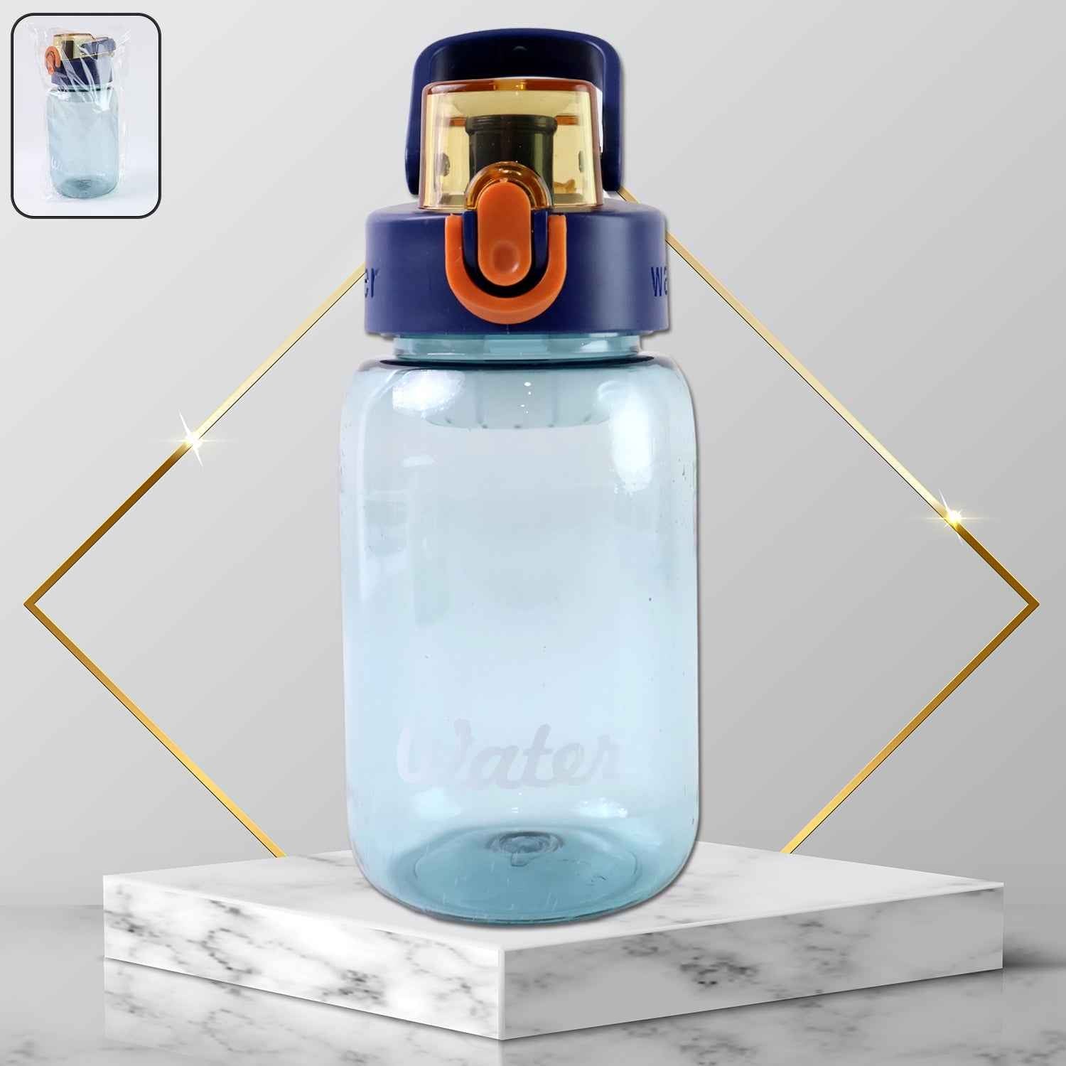 600ml Leak-Proof Plastic Water Bottle – Flip Cap with Safety Lock