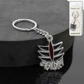Mahakal Metal Keychain – Durable Spiritual Keyring Accessory