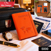 Travel Passport Holder – Durable PU Leather Multifunction Wallet
