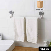 Self-Adhesive Towel Rod – Rust-Resistant & Drill-Free Installation