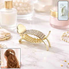 Hair Claw Clip – Strong Grip with Elegant Crystal Design