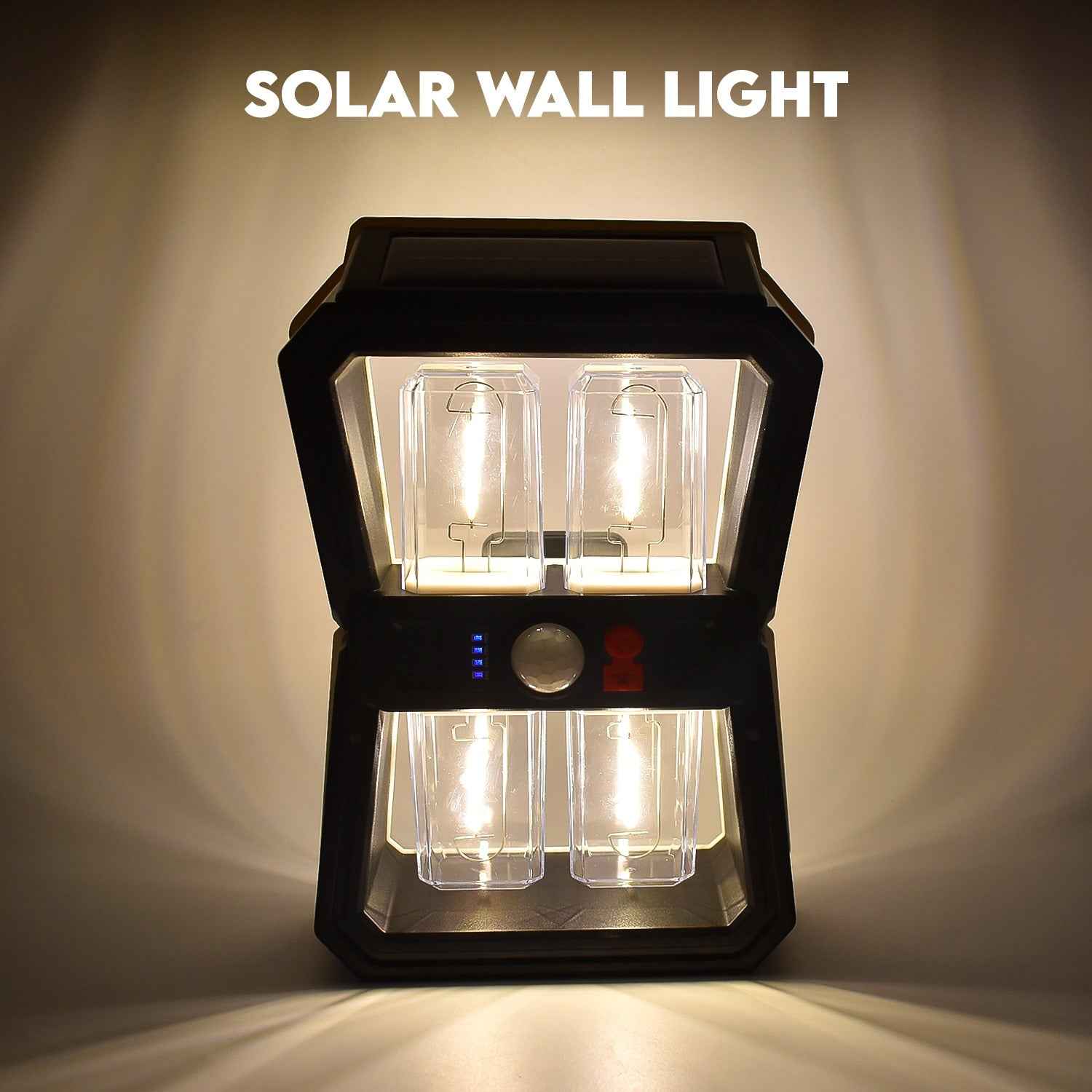 Solar Wall Lantern – 3 Modes & Motion Sensor | Indo Glow
