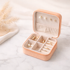 Portable Mini earrings jewellery box - Blue (2008)