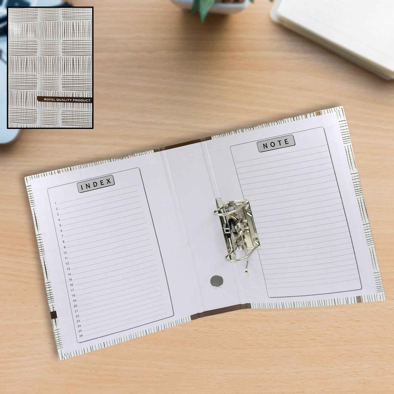 Lever Arch File Organizer – A4 Document Storage |