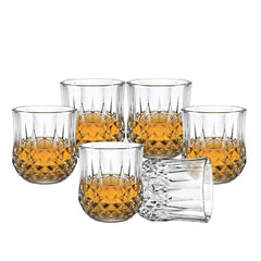 Unbreakable Plastic Glasses Set – Transparent, 250ml (Set of 6) | Indo Glow