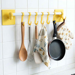 Wall Mounted Kitchen Rack – Space Saving Multipurpose Organizer