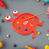 Fu Fu Monster Kids Plastic Toy Set, a vibrant early development toy for engaging play.