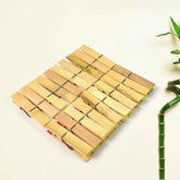 Bamboo Cloth Clips – Heavy Duty 20 Pcs Set | BathNova