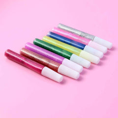 Multi-Color Glitter Craft Glue Pen Set – 8 Vibrant 10 ml Tubes