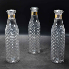 Kids Water Bottle Set – Diamond Cut, 3 Pcs | TinyMystery