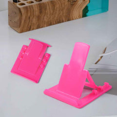 Adjustable Plastic Mobile Phone Stand – Foldable & Portable Holder