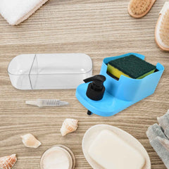 3-in-1 Soap Dispenser – Kitchen & Bathroom Organizer | VelvetBubbles