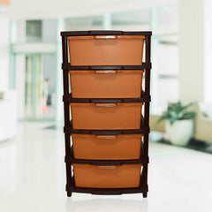 Plastic Home Storage Organizer – 5-Layer Large Modular Drawer
