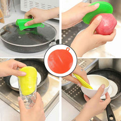 Silicone Dish Scrubber – Mildew-Free, Heat Resistant Sponge