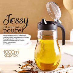 Oil and Juice Pourer Bottle – 1000ml Leakproof Dispenser