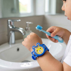Kids Toothbrush with Cartoon Watch Toy Ð Fun & Effective Oral Care