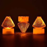 Flameless LED Tea Light Candles 12 Pcs – Safe Home Decor | Styleva