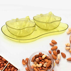 Apple Shape Serving Tray – Stylish Plastic Snack Bowl | Serve Stellar