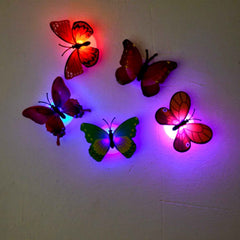 Butterfly 3D Night Lamp – Illusion LED Decor | Indo Glow