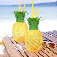 Pineapple Cup with Straw – Tropical Party Tumbler | Indo Glow