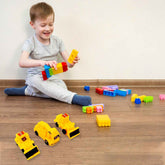 Kids Construction Vehicle Set – 6 Pcs Pull-Back Toys | Little Blocks