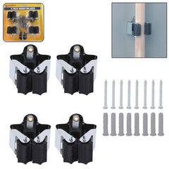 Wall Mount Mop Holder – No-Slide Grip for Home & Garage | GlimmerHome