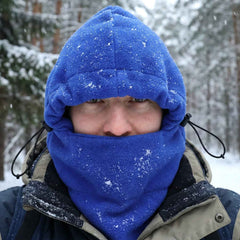 Winter Fleece Face Cover – Adjustable Warmth & Full Protection