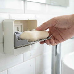Wall Mounted Soap Holder – Self-Draining Tray for Hygiene & Space Saving