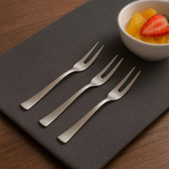Stainless Steel Fruit Fork Set – Durable & Elegant 6 Pieces