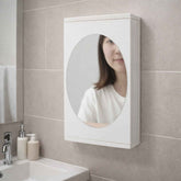 Rotating Bathroom Mirror Cabinet – Space Saving Wall Storage