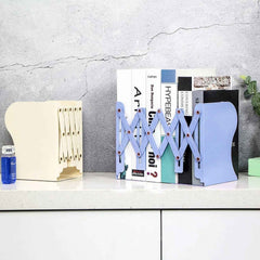 Adjustable Book Organizer Stand – Expandable, Space-Saving Design