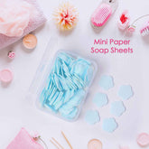 Travel Soap Sheets – 100 Flower-Shaped | VelvetBubbles