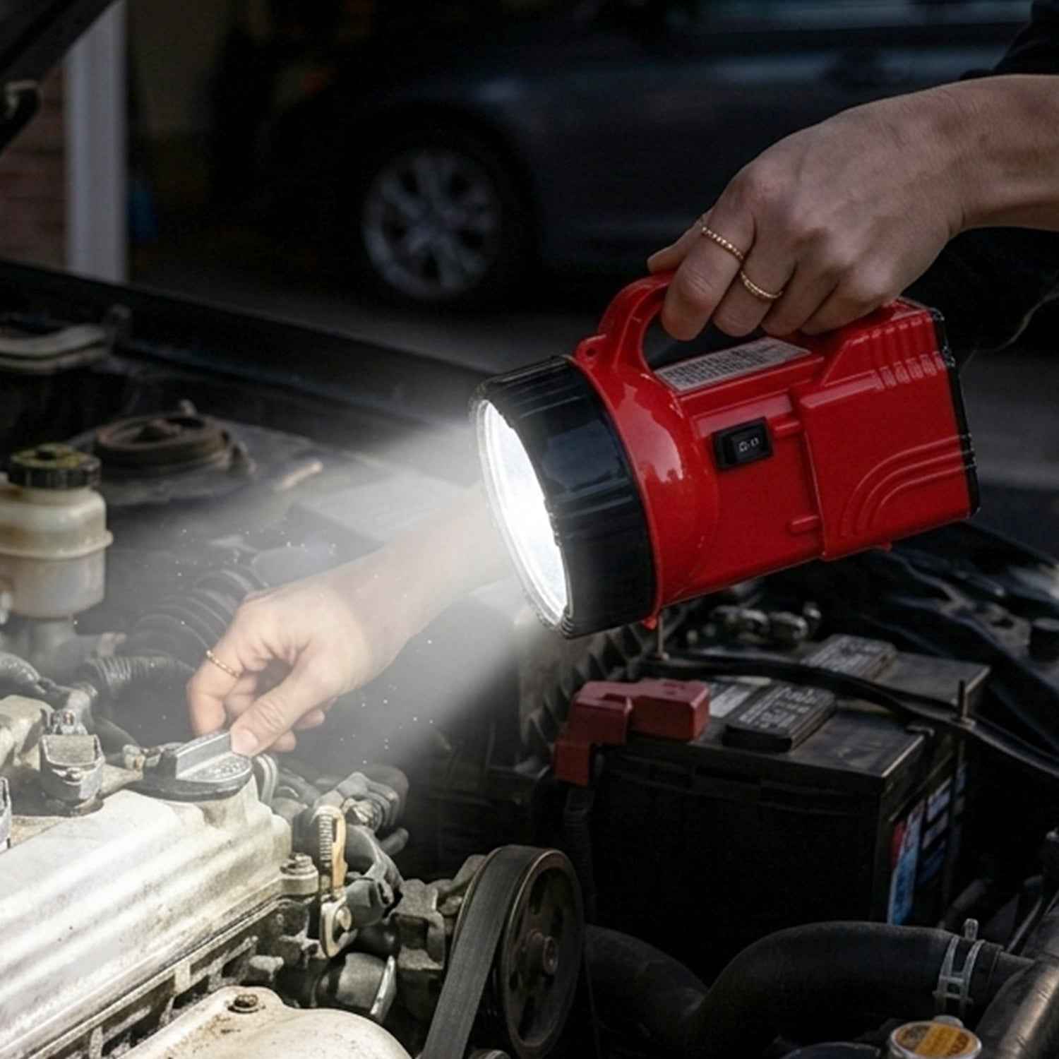 Rechargeable LED Emergency Light – Bright, Portable & Durable