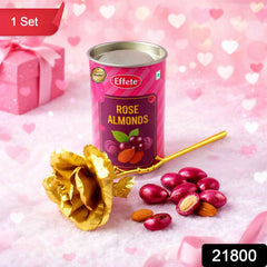 Golden Rose Gift Set – Luxury Rose Almonds Combo