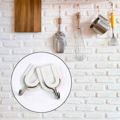 Adhesive Wall Hooks – Stainless Steel & Multipurpose | GlimmerHome
