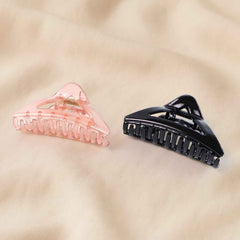 Triangle Hair Claw Clip – Durable Plastic, Assorted Colors