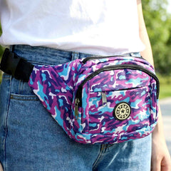 Camouflage Waist Bag – Adjustable Belt for Travel Sports
