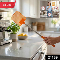 Plastic Fly Swatter – Long Reach Insect Control Tool for Home & Outdoors