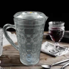 Mocktail PET Plastic Jug – Diamond Cut Design, BPA-Free | ChillPour