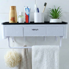 Bathroom Storage Rack – Wall Mounted Multifunctional Organizer