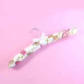 Padded Floral Clothes Hanger – Satin-Cushioned, Non-Slip Support