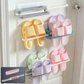 Wall Mounted Slipper Stand – Space Saving Footwear Organizer