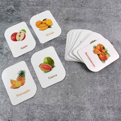 Fruit Flashcards – Durable 32-Piece Early Learner Set