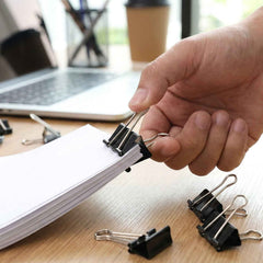 51 mm Large Binder Clips – Strong Secure Paper Holders (12 Pc Set)