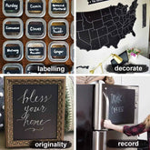 Blackboard Wall Sticker – Erasable Chalkboard Decal | TinyTrendy