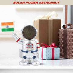 Solar Power Astronaut Ornament – Indian Flag Car Dashboard Décor