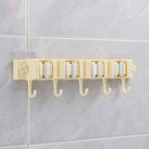 Broom & Mop Holder – Self-Adhesive Wall-Mount Organizer