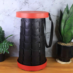 Telescopic Folding Stool – Adjustable Compact Portable Seat