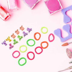 Kids Hair Accessories Set – 22 Pcs Mix Design | Calm & Curl